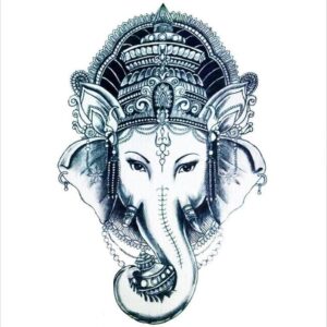 Tatouage ephemere ganesha le dieu éléphant Tatouage ephemere ganesha le dieu éléphant