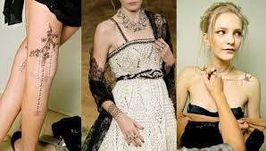 Le nouveau visage de la Semaine de la mode : Tatouages temporaires de haute couture Le nouveau visage de la Semaine de la mode : Tatouages temporaires de haute couture