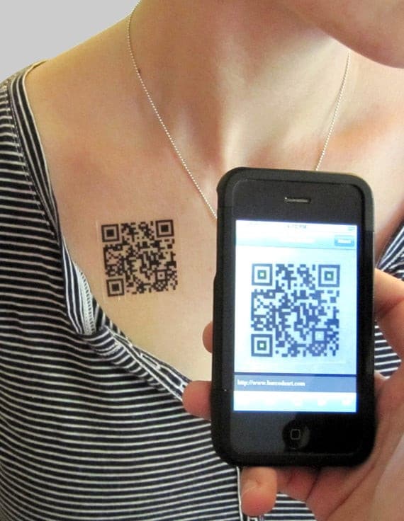 Comment concevoir un tatouage temporaire de code QR Comment concevoir un tatouage temporaire de code QR