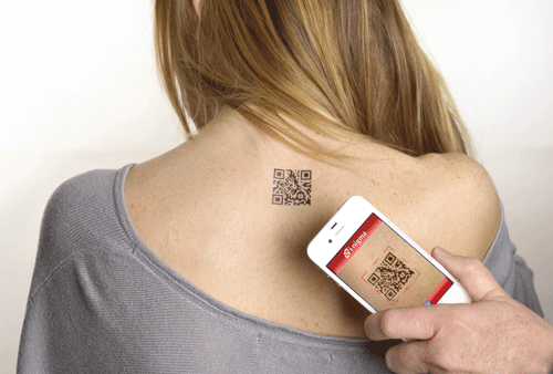 Comment concevoir un tatouage temporaire de code QR Comment concevoir un tatouage temporaire de code QR