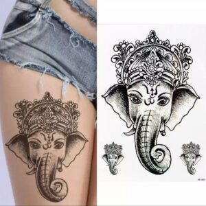Tatouage ephemere petit ganesha
