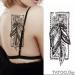 Tatouage ephemere plumes de la chance