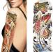 Tatouage ephemere manchon de koï et de dragon