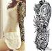 tatouage ephemere bras meca