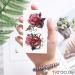 Tatouage ephemere rose clés du cœur