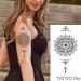 Tatouage ephemere tour mandala