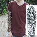 Tatouage ephemere bras complet la nonne