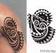 Tatouage ephemere motif maori