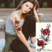 Tatouage ephemere roses rouge